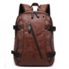 Sac à dos vintage faux cuir pour homme