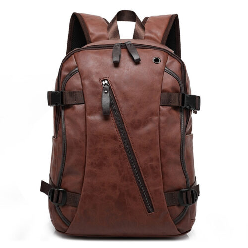 Sac à dos vintage faux cuir pour homme