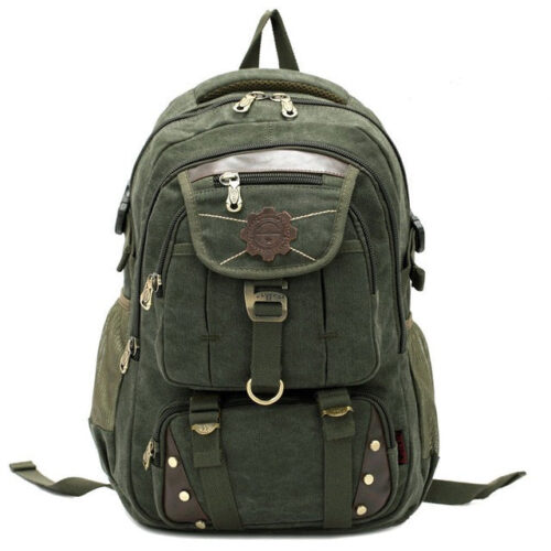 Hd8dc09dead37439783fdc44680315ba0kjpg Sac à dos vintage toile verte pour femme