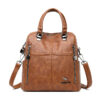 Sac à dos femme simili cuir avec bandoulière