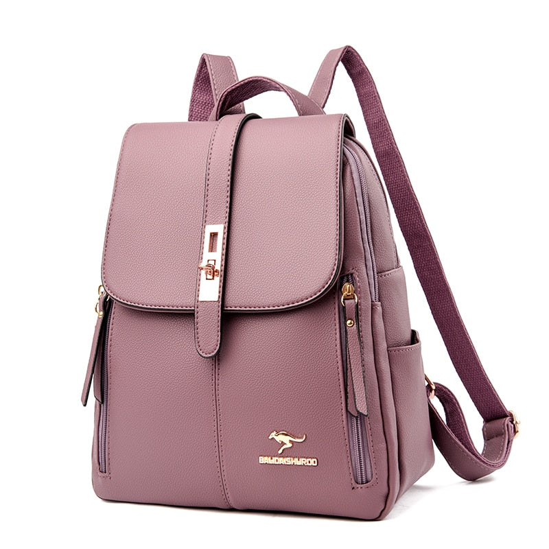 Sac à dos en similicuir pour femme – Image 2