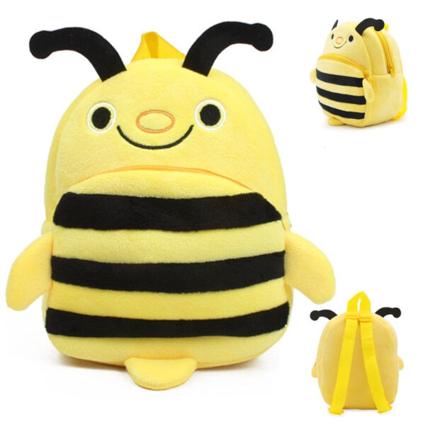 Sac à dos peluche abeille
