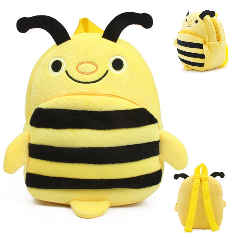 Sac à dos peluche abeille