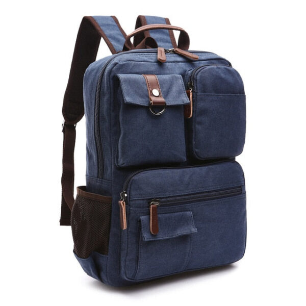 Sac à dos en toile unie