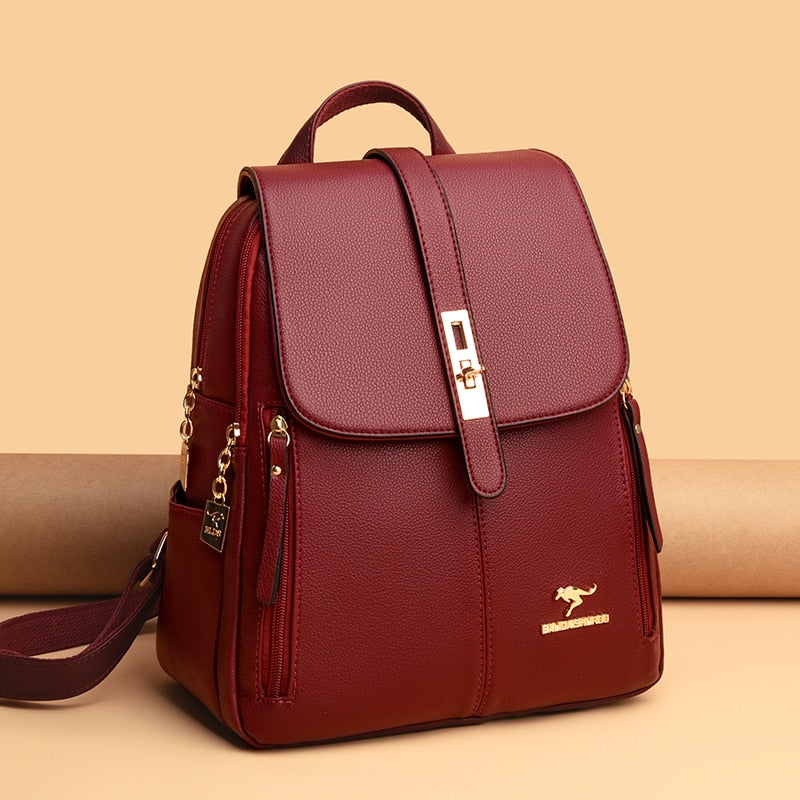 Sac à dos similicuir véritable femme