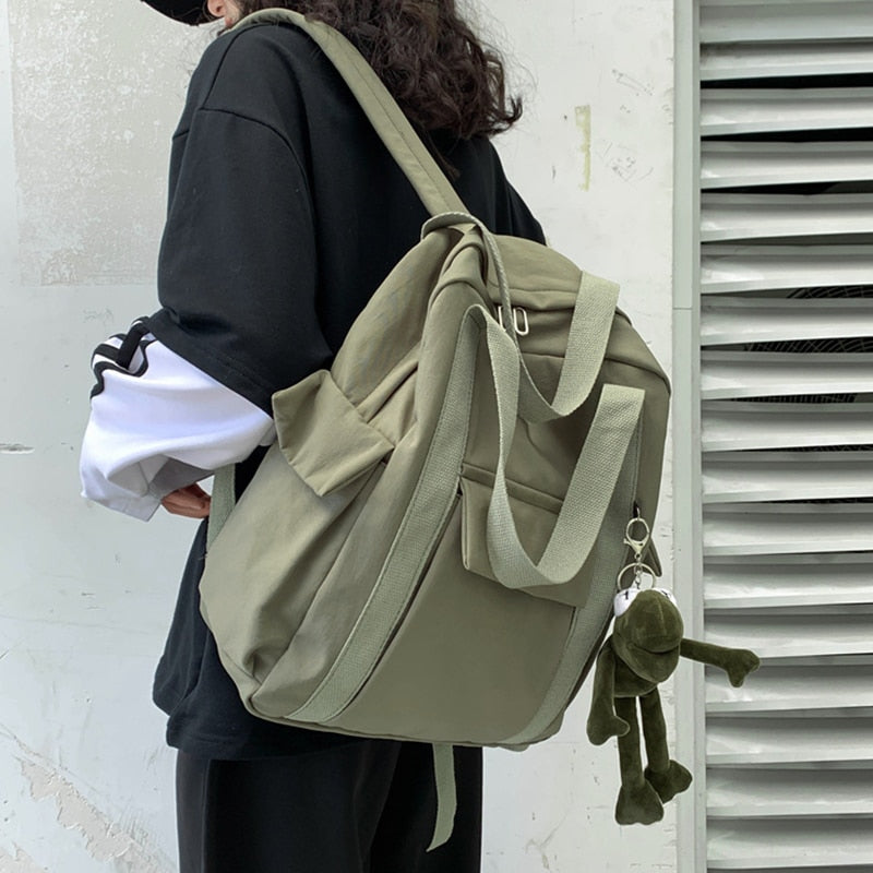 Sac à dos collège adolescent Kaki
