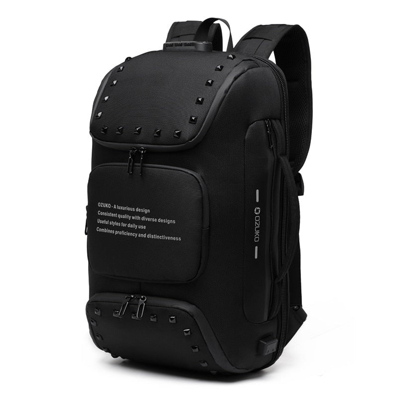 Sac à dos noir ordinateur pour homme