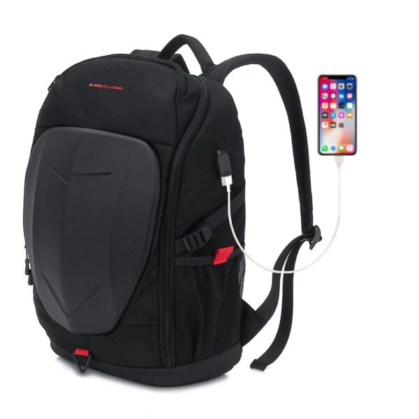 Sac à dos noir militaire avec port USB