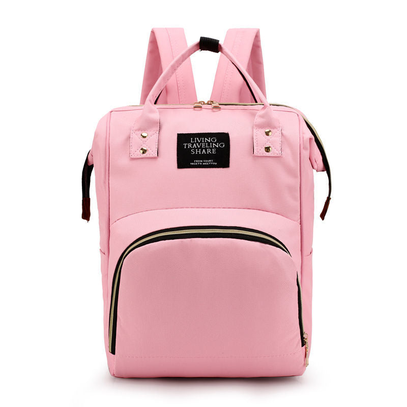 Sac à dos rose pour changer petite fille – Image 2