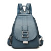 Sac à dos femme simili cuir fermeture éclair