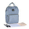 Sac à dos bleu pour changer bébé