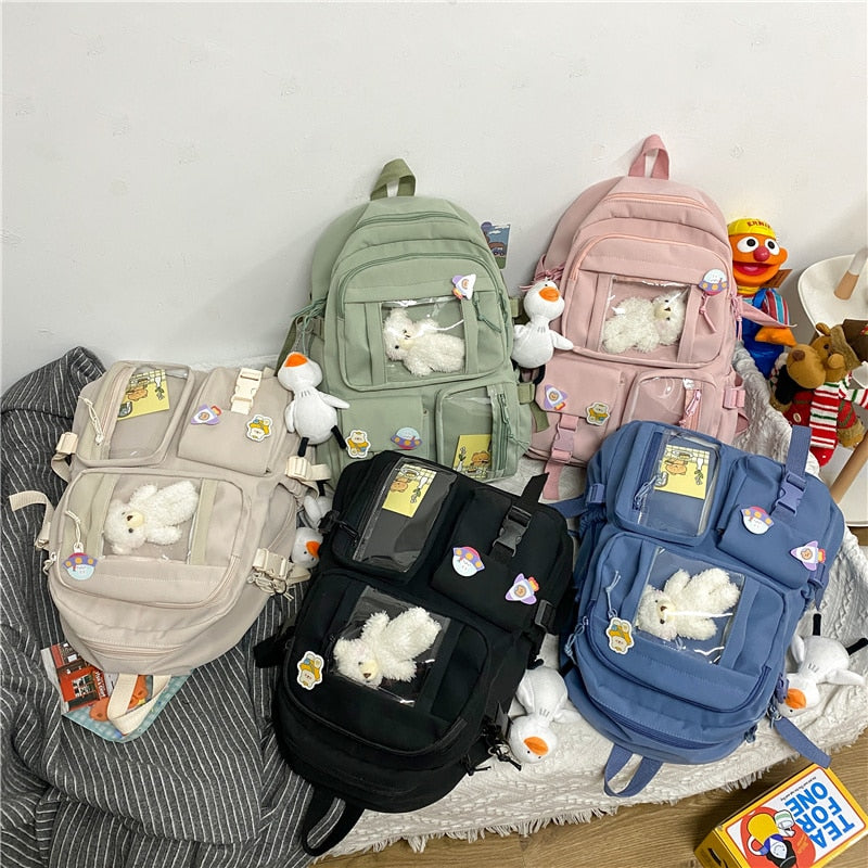 Sac à dos cartable collège bleu
