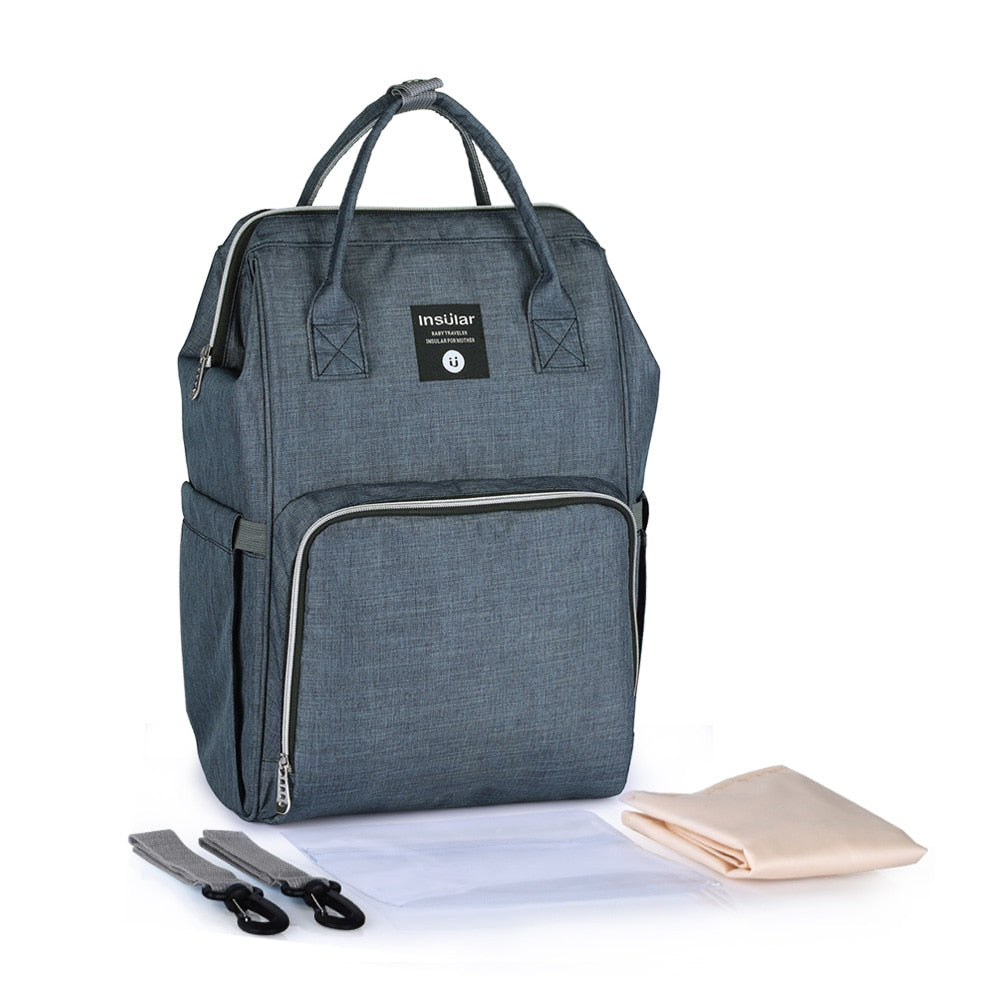Sac à dos vert pour changement bébé – Image 2