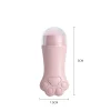 Rouleau absorbant l'huile en quartz rose naturel